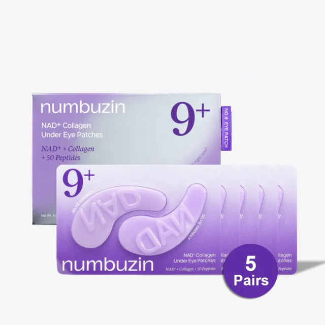 Numbuzin - No.9 NAD+ Eye Patches, 5 pairs  Numbuzin - Nutra Best Bulgaria