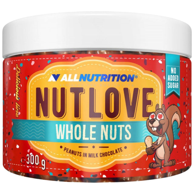 NutLove Whole Peanuts | Different Flavors - 300 грама  AllNutrition - Nutra Best Bulgaria