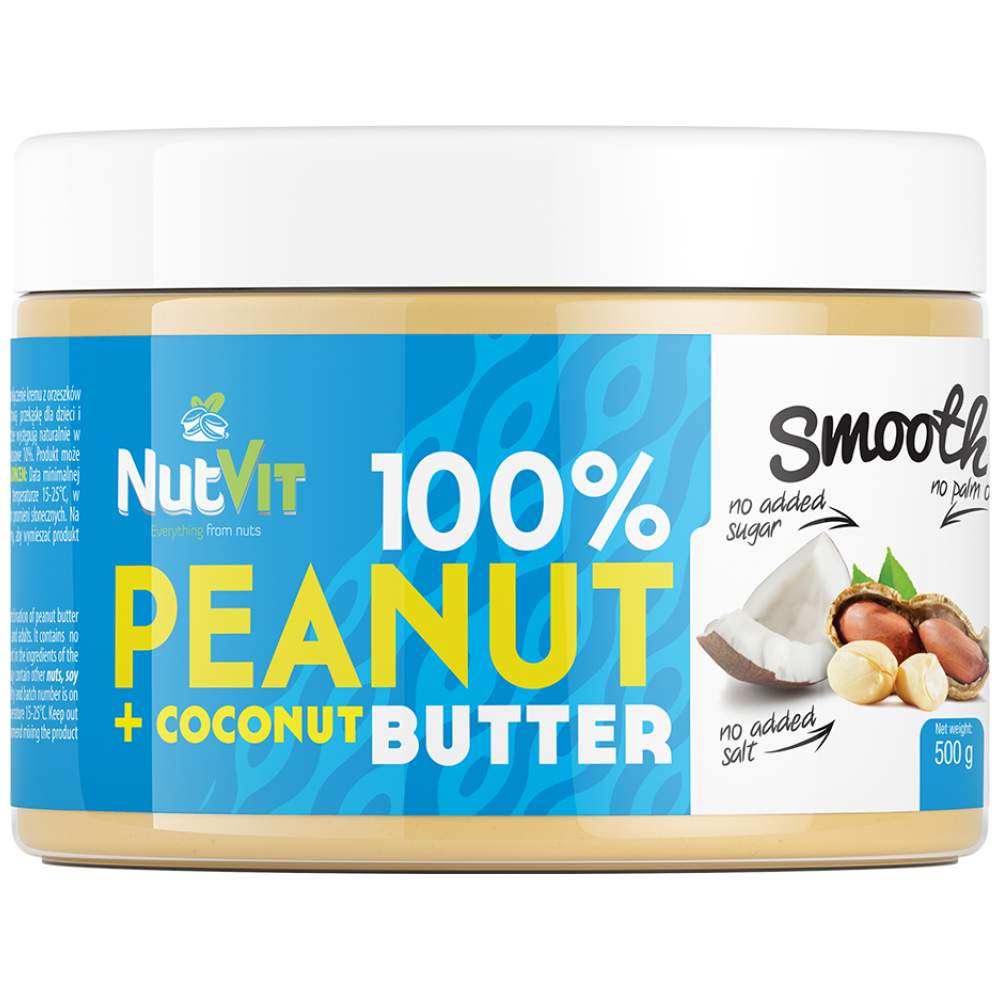 Peanut Butter + Coconut Butter - 500 грама  OstroVit - Nutra Best Bulgaria