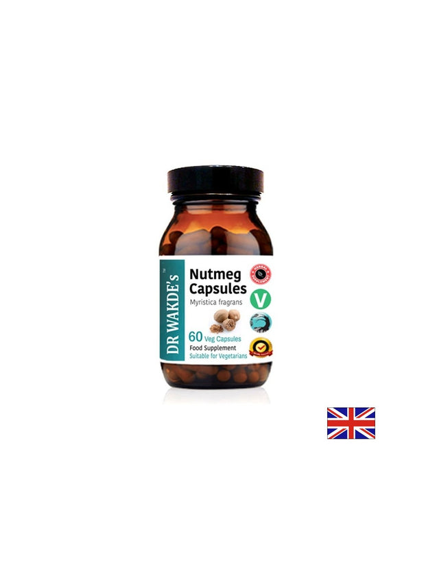 Nutmeg Seed / Индийско орехче Аюрведа, 60 капсули DR WAKDE’s  DR WAKDE’s - Nutra Best Bulgaria