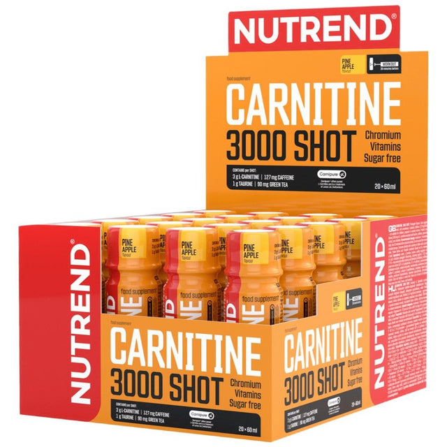 Carnitine 3000 Shot - 20 x 60 мл - Nutra Best Bulgaria