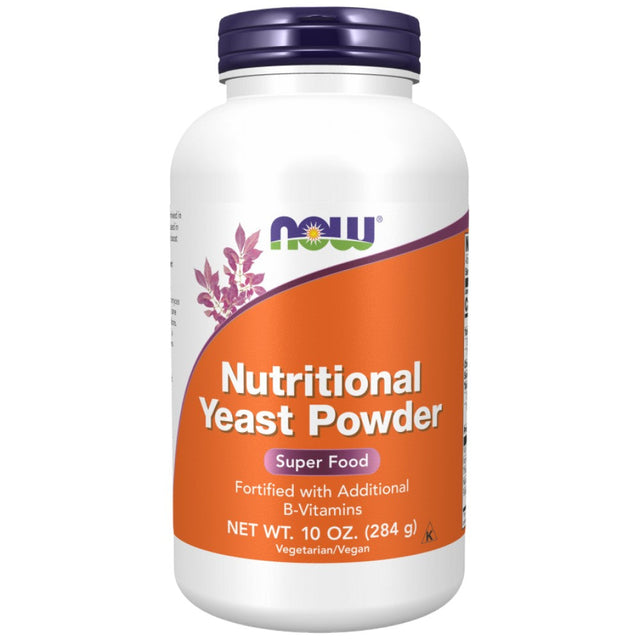 Nutritional Yeast Powder - 284 грама  NOW Foods - Nutra Best Bulgaria