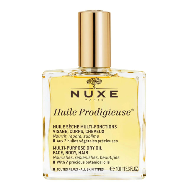 Nuxe, Huile Prodigieuse Multi-Purpose, Nourishing, Body Oil, For Face, Body & Hair, 100 ml  Nuxe - Nutra Best Bulgaria
