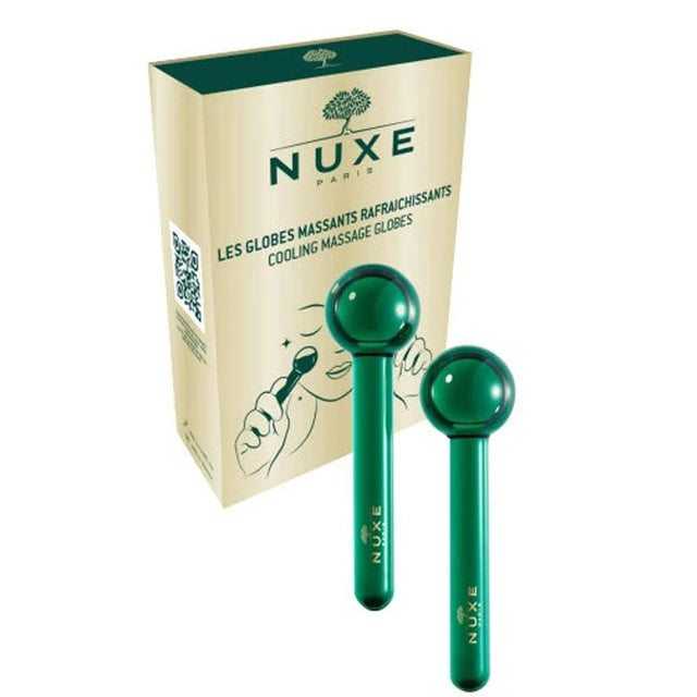 Nuxe, Ice Globes, Green, Cooling, Face Massage Globe  Nuxe - Nutra Best Bulgaria