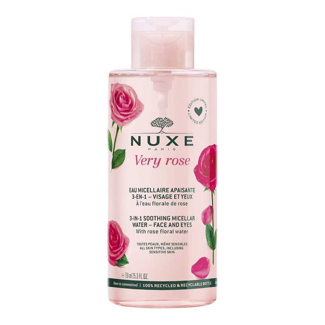 Nuxe, Very Rose, Cleansing, Micellar Water, For All Skin Types, 750 ml  Nuxe - Nutra Best Bulgaria