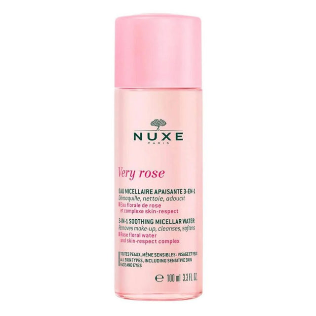 Nuxe, Very Rose, Cleansing, Micellar Water, For Sensitive Skin, 100 ml  Nuxe - Nutra Best Bulgaria