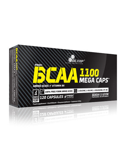 OLIMP BCAA Mega Caps 1100mg.  120 Caps.  Olimp - Nutra Best Bulgaria