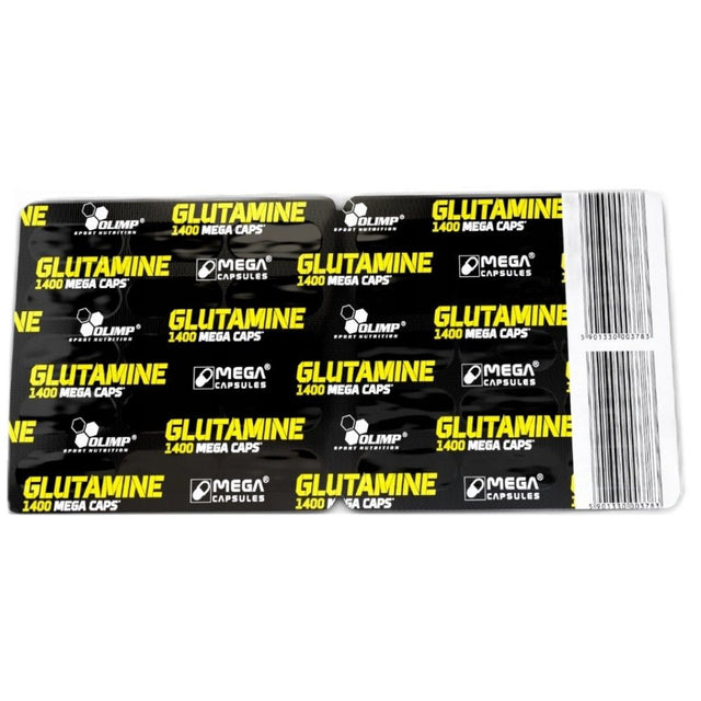 Glutamine Mega Caps 1400 - 30 капсули - Nutra Best Bulgaria