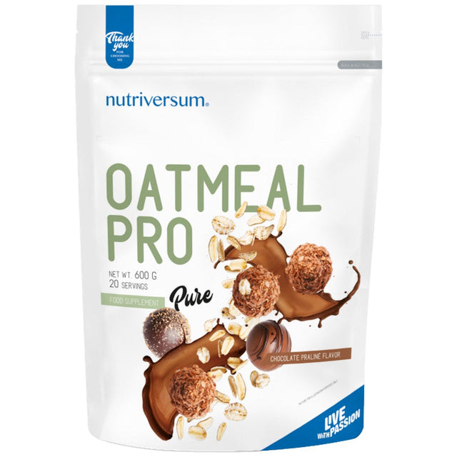Oatmeal Pro Pure 600 грама  Nutriversum - Nutra Best Bulgaria