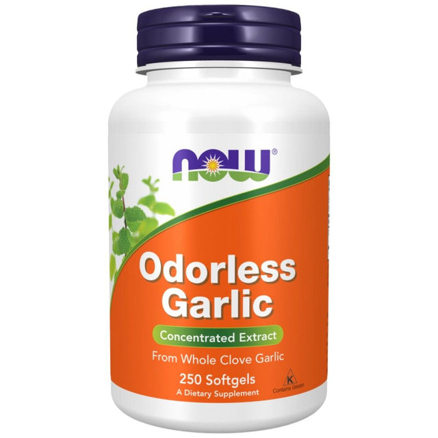 Odorless Garlic - 250 Гел капсули  NOW Foods - Nutra Best Bulgaria
