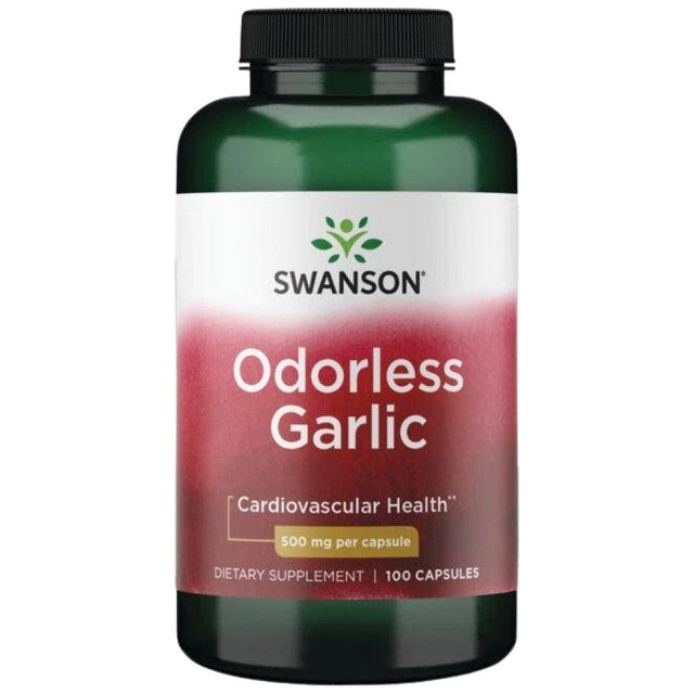 Odorless Garlic 500 mg 100 капсули  Swanson - Nutra Best Bulgaria