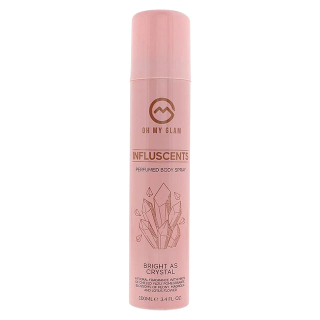 Oh My Glam, Influscents Bright As Crystal, Body Spray, Lotus Flower, 100 ml  Oh My Glam - Nutra Best Bulgaria