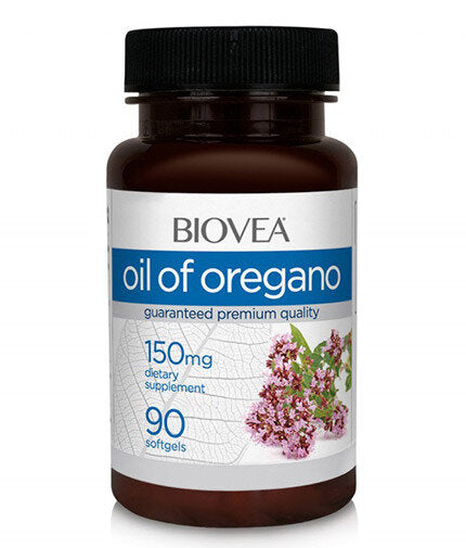 Oil Of Oregano 150 mg / 90 Softgels  Biovea - Nutra Best Bulgaria