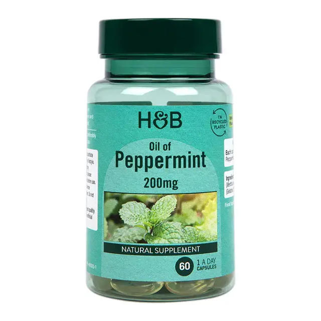 Oil of Peppermint 200 mg - 60 капсули  Holland and Barrett - Nutra Best Bulgaria