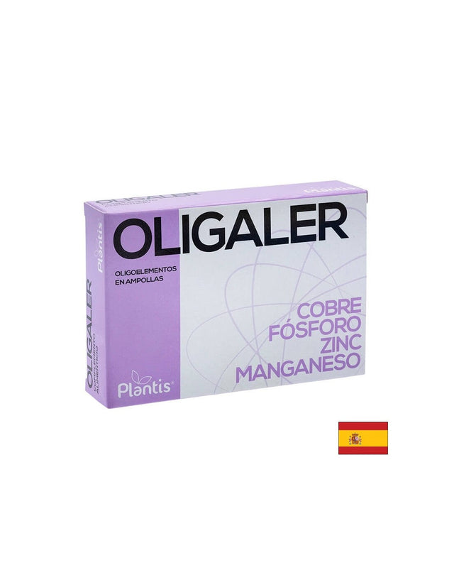 Oligaler Oligoelementos - Мед, фосфор, цинк, манган/ При алергии, 20 ампули за пиене Artesania  Artesania Agricola - Nutra Best Bulgaria