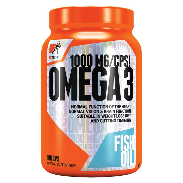 Omega 3 1000 mg - 100 капсули  Extrifit Sports Nutrition - Nutra Best Bulgaria