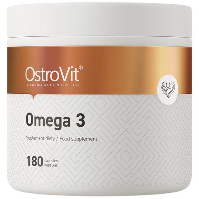 Omega 3 1000 mg - 180 Гел капсули  OstroVit - Nutra Best Bulgaria