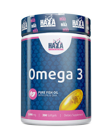 Omega 3 1000mg. / 200 Softgels  Haya Labs - Nutra Best Bulgaria