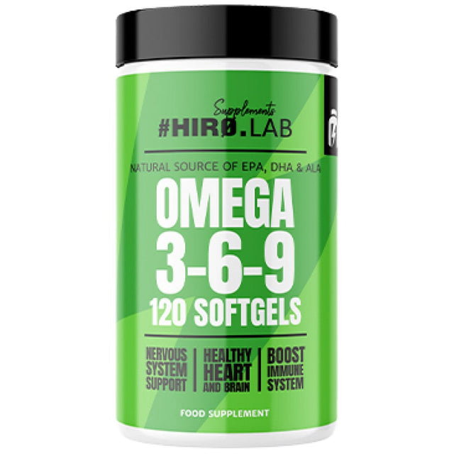 Omega 3-6-9 1000 mg - 120 Гел капсули  Hero.Lab - Nutra Best Bulgaria