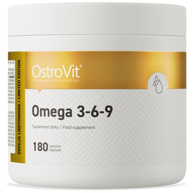 Omega 3-6-9 - 180 Гел капсули  OstroVit - Nutra Best Bulgaria