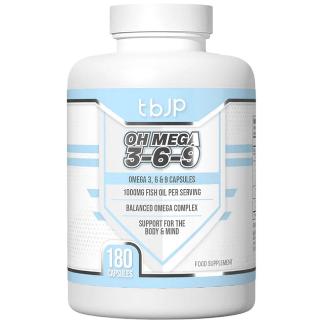 Omega 3-6-9 - 180 Гел капсули  Trained by JP - Nutra Best Bulgaria
