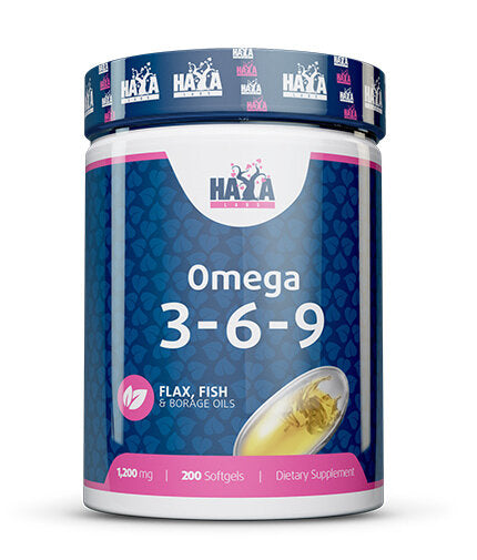 Omega 3-6-9 / 200 Softgels  Haya Labs - Nutra Best Bulgaria