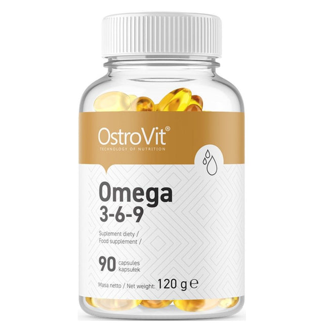 Omega 3-6-9 - 90 Гел капсули  OstroVit - Nutra Best Bulgaria