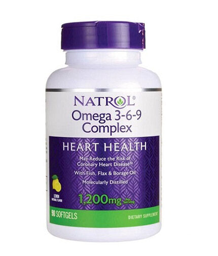 Omega 3-6-9 Complex 90 Softgels  Natrol - Nutra Best Bulgaria