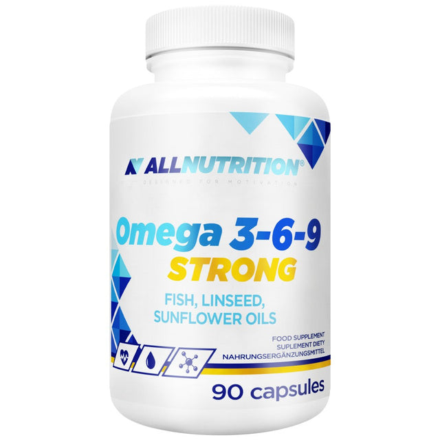 Omega 3-6-9 Strong - 90 Гел капсули  AllNutrition - Nutra Best Bulgaria