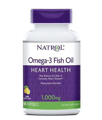 Omega-3 Fish Oil 1000mg.  60 Softgels  Natrol - Nutra Best Bulgaria