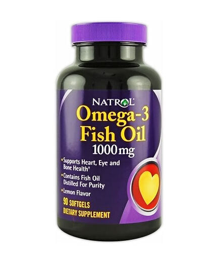 Omega-3 Fish Oil 1000mg. / 90 Softgels  Natrol - Nutra Best Bulgaria