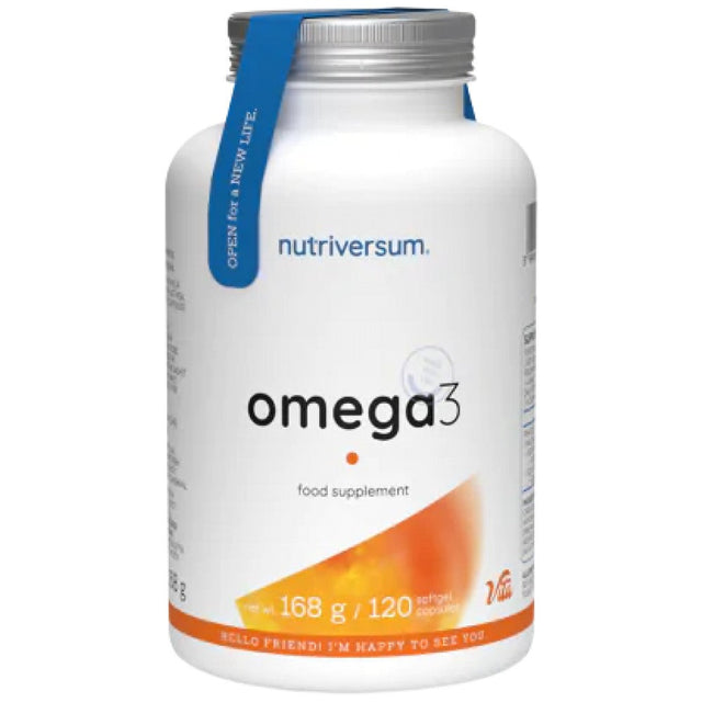 Omega 3 Fish Oil - 120 Гел капсули  Nutriversum - Nutra Best Bulgaria