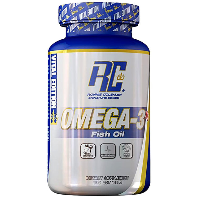 Omega 3 Fish Oil 120 Гел капсули  Ronnie Coleman - Nutra Best Bulgaria