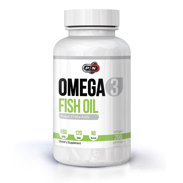 Omega 3 Fish Oil 180 EPA/120 DHA - 200 Дражета  Pure Nutrition - Nutra Best Bulgaria