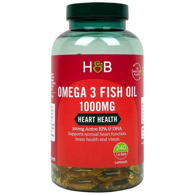 Omega 3 Fish Oil Concentrate 1000 mg - 240 Гел капсули  Holland and Barrett - Nutra Best Bulgaria