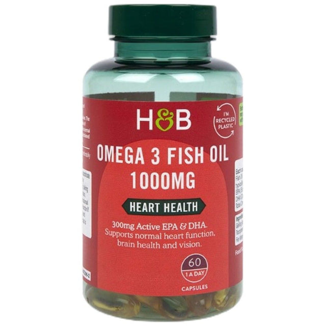 Omega 3 Fish Oil Concentrate 1000 mg - 60 Гел капсули  Holland and Barrett - Nutra Best Bulgaria