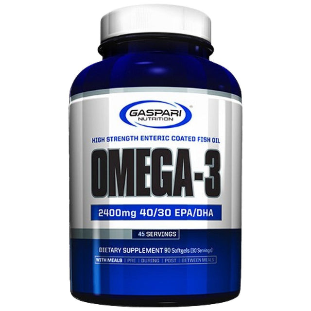 Omega 3 / High Strength 70% Fish Oil - 90 Гел капсули  Gaspari Nutrition - Nutra Best Bulgaria