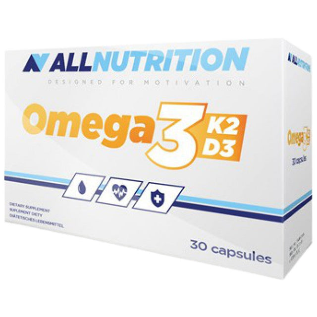 Omega 3 + K2 D3 - 30 Гел капсули  AllNutrition - Nutra Best Bulgaria