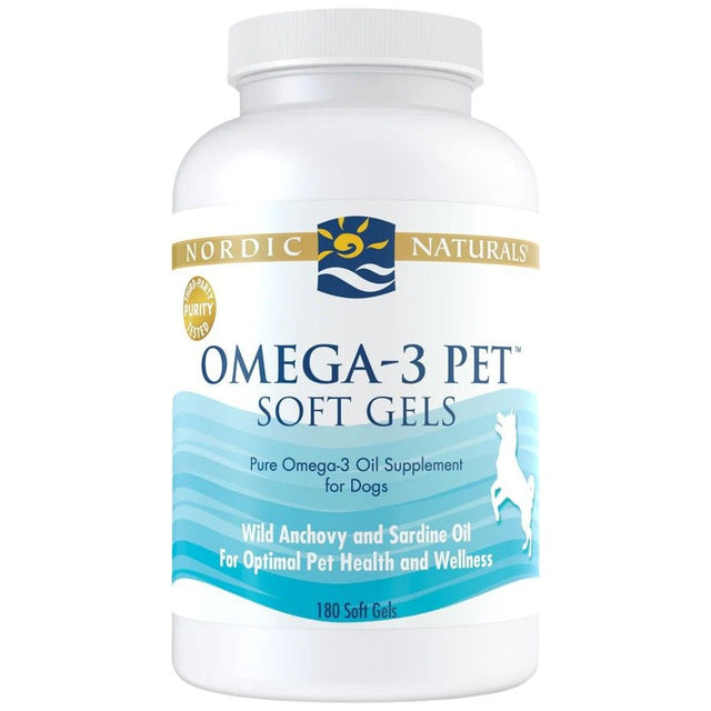 Omega-3 Pet - 180 Гел капсули  Nordic Naturals - Nutra Best Bulgaria