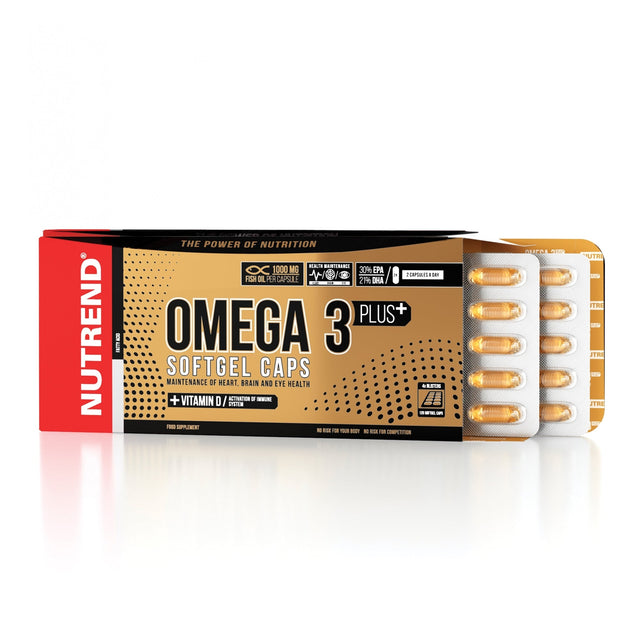 Omega 3 Softgel Caps 120 Гел капсули  Nutrend - Nutra Best Bulgaria