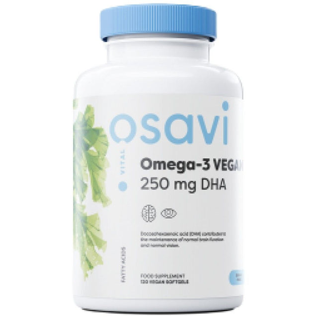 Omega-3 Vegan | 250 mg DHA - 120 Гел капсули  Osavi - Nutra Best Bulgaria