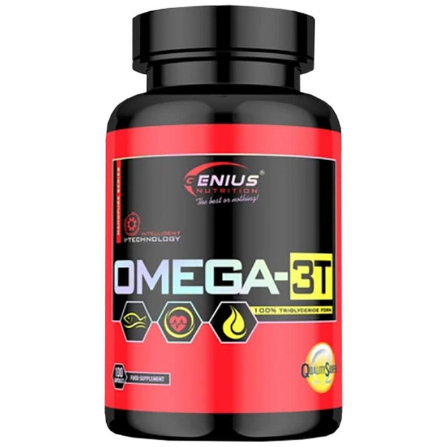 Omega-3T - 100 Гел капсули  Genius Nutrition - Nutra Best Bulgaria