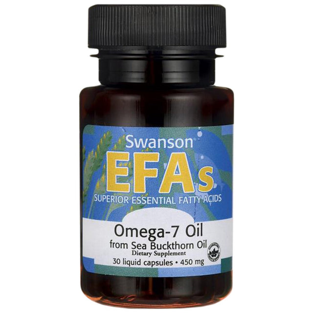 Omega-7 Oil From Sea Buckthorn Oil 30 капсули  Swanson - Nutra Best Bulgaria