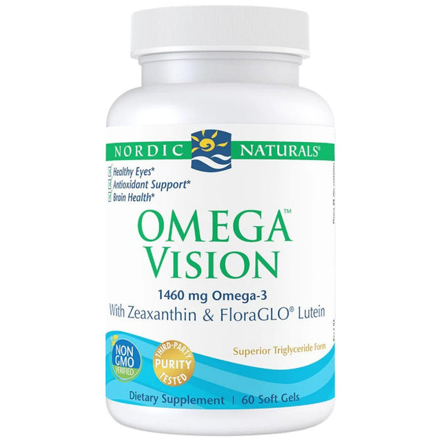 Omega Vision - 60 Гел капсули  Nordic Naturals - Nutra Best Bulgaria