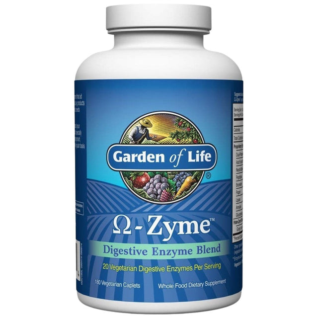 Omega Zyme | Digestive Enzyme Blend - 180 капсули  Garden Of Life - Nutra Best Bulgaria