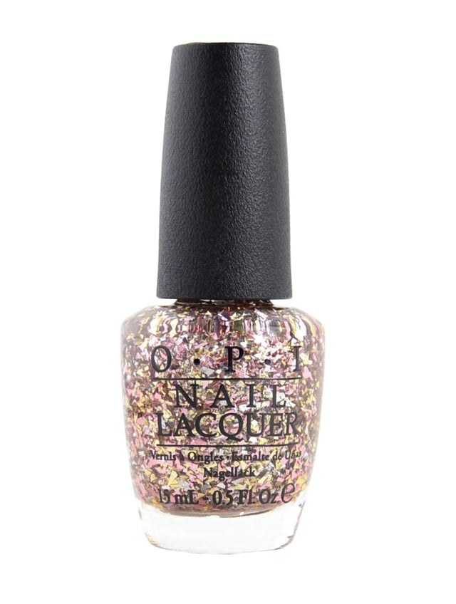 Opi, Nail Lacquer, Nail Polish, NL M80, Gaining Mole-mentum (Rose/Gold Glitter), 15 ml  Opi - Nutra Best Bulgaria