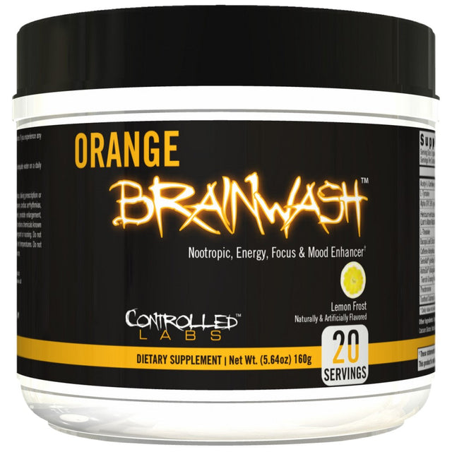 Orange BrainWash / Nootropic - 160 грама  Controlled Labs - Nutra Best Bulgaria