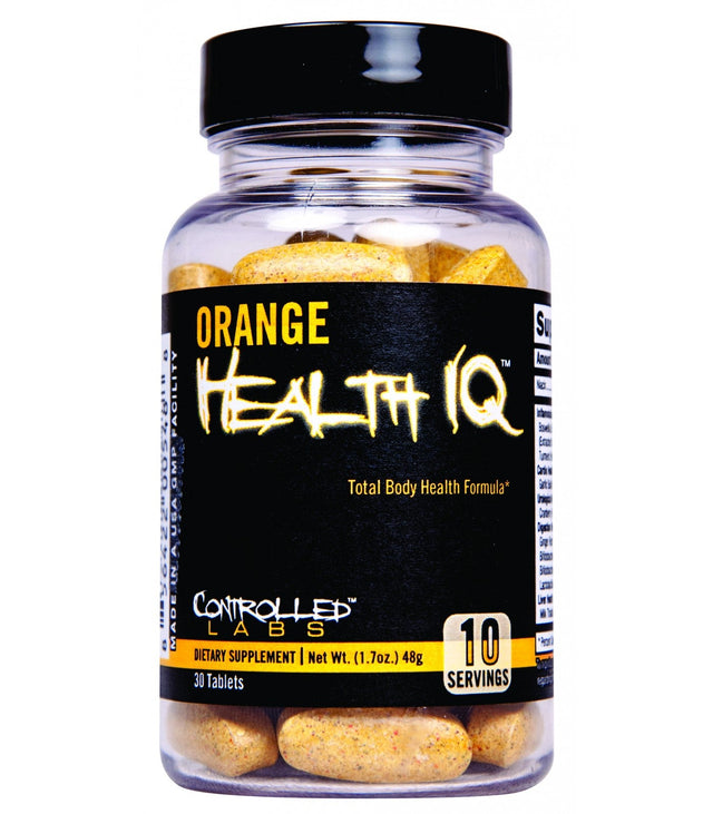 Orange Health IQ - 90 Таблетки  Controlled Labs - Nutra Best Bulgaria