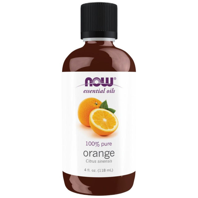 Orange Oil | 100% Pure Citrus Sinensis - 118 мл  NOW Foods - Nutra Best Bulgaria