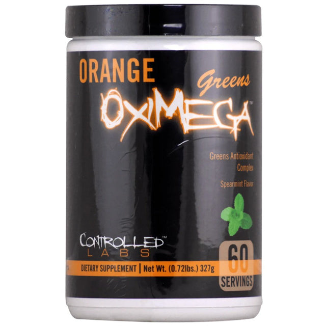 Orange OxiMega GREENS - 318 грама  Controlled Labs - Nutra Best Bulgaria